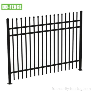 Fence de piquets tubulaire de haute qualité pour jardin